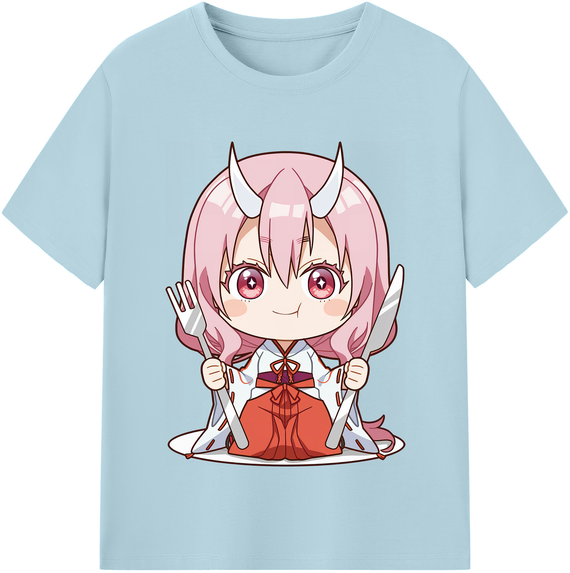 （画像用） 転スラ Regarding Reincarnated to Slime 綿100％半袖Tシャツ（フロントプリント）